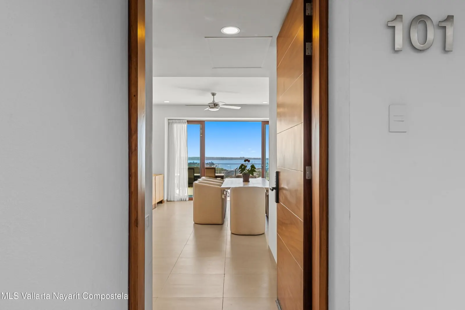 Entrance of unit 101 at Alamar, La Cruz
