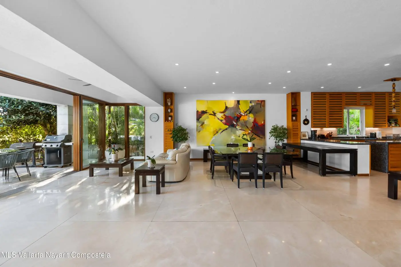 House with pool facing the golf course in El Tigre, Nuevo Vallarta