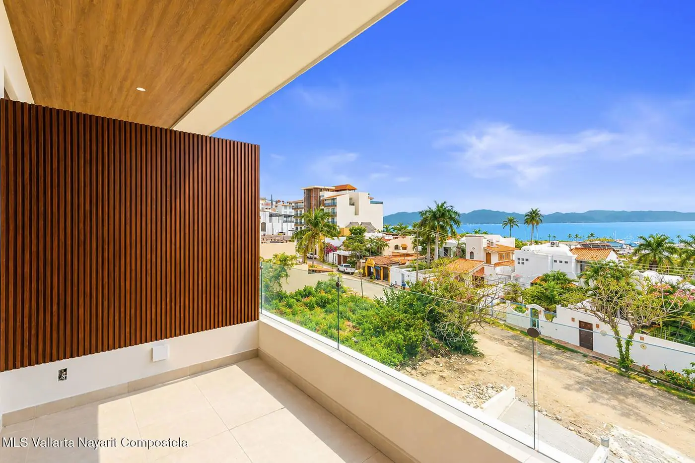 Terrace overlooking the La Cruz de Huanacaxtle marina