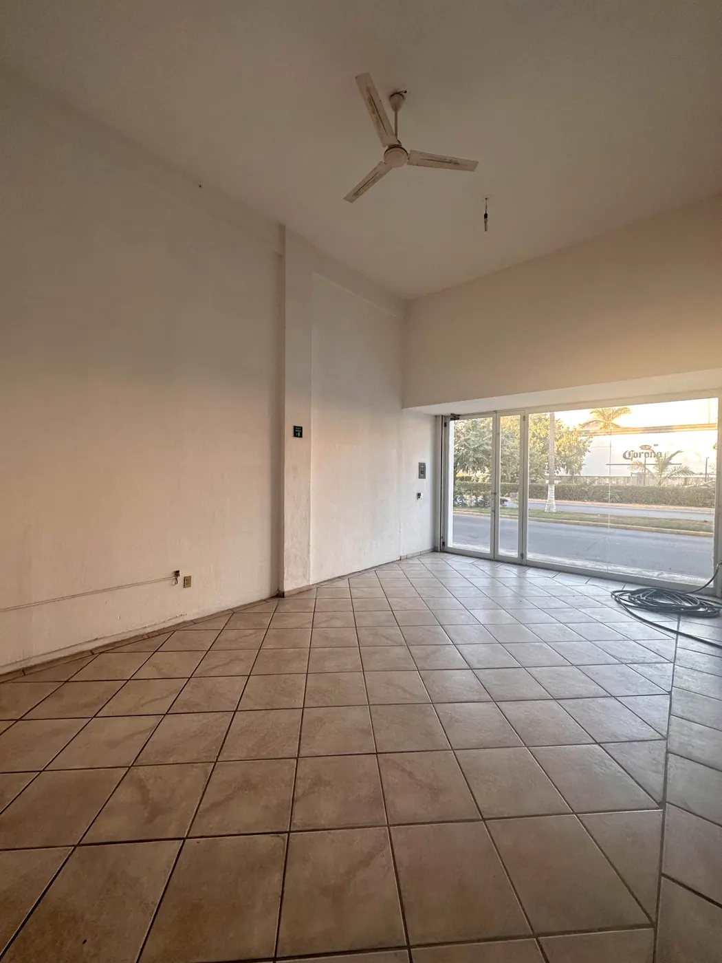 Interior view toward Palma Real and the storefront